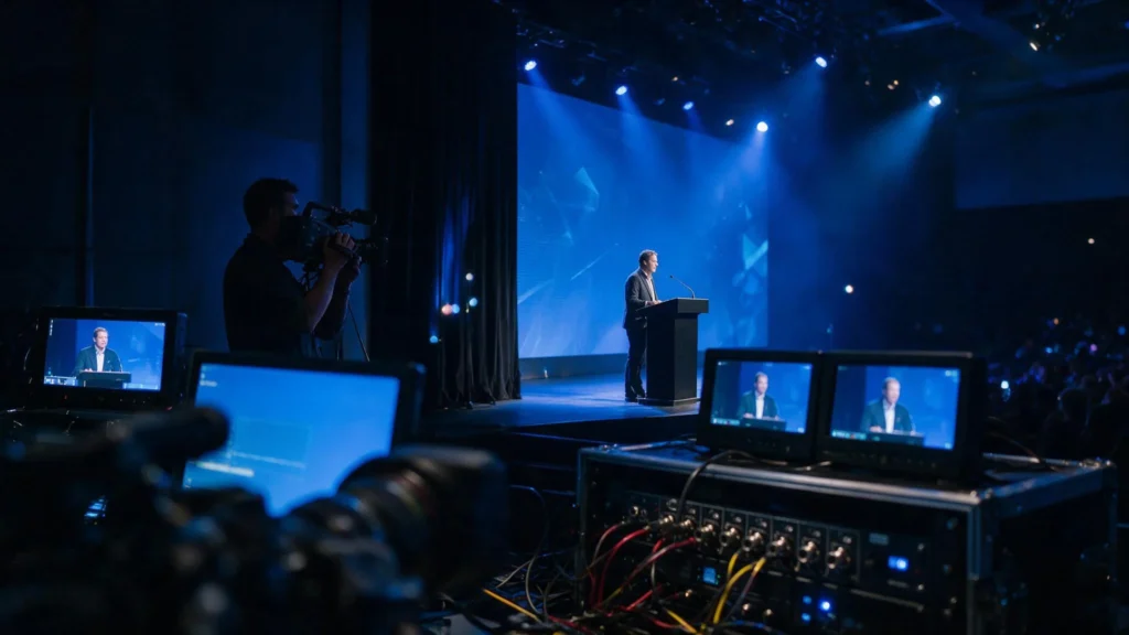Producción audiovisual profesional en directo